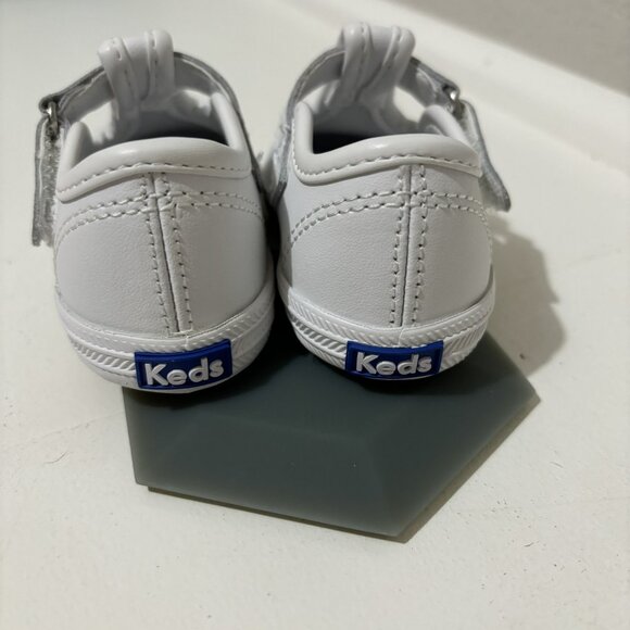 Keds White Baby/Toddler Walker Shoes Size 4 - Picture 6 of 6